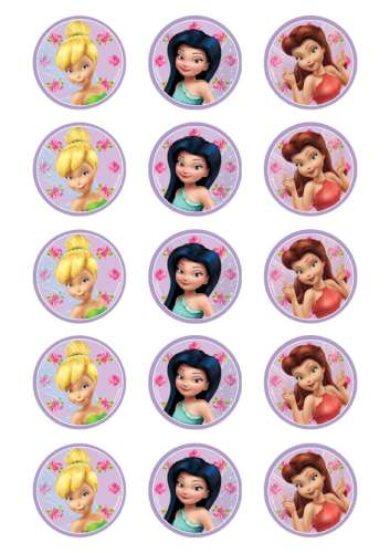 Disney Fairies Cupcake Images - Click Image to Close